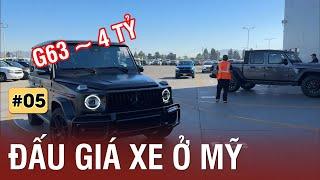 Đấu giá xe ô tô. Mercedes G63 giá chỉ hơn 4 tỷ VNĐ