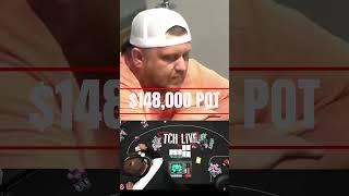 Infamous Poker Player WINS Insane $148,000 Hand! #poker