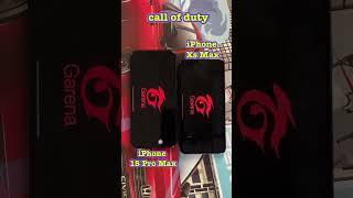 iPhone 15 pro max vs iPhone xs max open call of duty