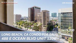 Long Beach Condo for Sale at AQUA Condominiums | 488 E. Ocean Blvd. Unit 1206