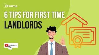 6 Tips for First Time Landlords