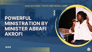 Powerful ministration by Minister Abrafi Akrofi at the 2022 National Youth & PENSA Camp