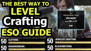 The Best Way to Level Your Crafting in 2024 - Crafting in ESO