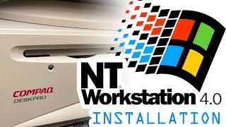 Compaq Deskpro EN 300A — Windows NT 4.0 Workstation Install