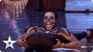 OMG!! Watch contortionist Papi Flex if you DARE! | Auditions | BGT 2020