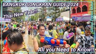 Bangkok Songkran 2024 Where to Play Water this year Khao San  Thailand #songkran2024