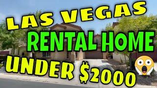 Las Vegas Rental Homes- UNDER $2000