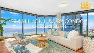 $3.1 Million Oceanfront Luxury Condo at Anaha Ward Village in Honolulu, Hawaii