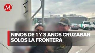 Encuentran a dos niños migrantes viajando solos en el desierto