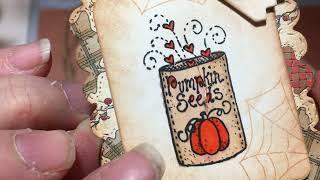 Adornit: Dianna Marcum Recipe Stamp Club: Pumpkin Bar Kit - Autumn Tags