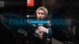 "I'M HAPPY THANKYOU!!"  || Japanese Fighter Tatsuro Taira || #shorts #mma #funny  #edit