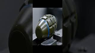 What’s Inside a Hand Grenade? Precision Cross-Section Revealed  #Shorts #GrenadeCut #WhatsInside