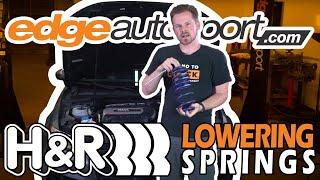 H&R Sportline Lowering Springs INSTALL | 2016 Audi S3 | Edge Autosport