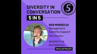 5 in 5 - Diversity in Conversation: Ben Mordecai