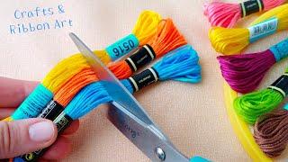 It's so Beautiful !! Superb Craft Idea with Embroidery Floss - DIY Easy Embroidery Floss Dolls