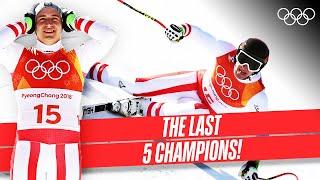 Alpine Skiing - Men's Super G   Last 5  Champions! 