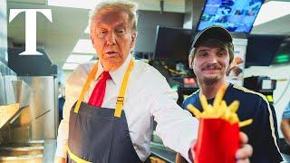 LIVE: Donald Trump visits McDonald’s on MAGA tour of Pennsylvania