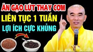 Ăn Gạo Lứt Thay Cơm Liên Tục 1 Tuần Bạn Nhận Được 16 Lợi Ích Sức Khỏe Tuyệt Vời - TT. THÍCH TUỆ HẢI