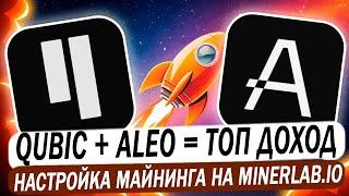  Топ доход! Майнинг Qubic + ALEO на пуле minerlab. Пул PPS и SOLO.  Настройка майнинга на HiveOS