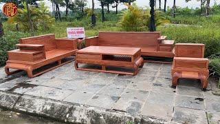 SOFA GỖ PHÒNG KHÁCH được yêu thích nhất | Đồ Gỗ Bảo Lộc