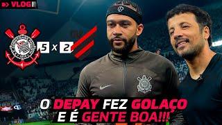 BASTIDORES DA GOLEADA DO CORINTHIANS COM GOLAÇO DE MEMPHIS DEPAY