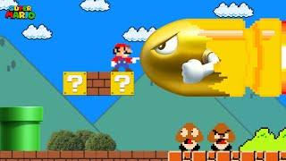 Cat Mario: Super Mario Bros. but Mario touch turn into Realistic (Part 4)