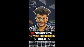 Best Youtube Channel for First Year Engineering 