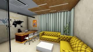 Architectural 3D Walkthrough Animation of Modern MD CABIN interior Animation Virtual Tour