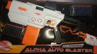 ALPHA AUTO BLASTER unboxing and review