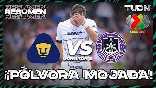 Resumen | Pumas vs Mazatlán  | AP2023-J2 | Liga Mx | TUDN