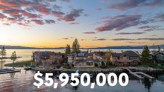 Tour this $5,950,000 estate on the water in the Tahoe Keys | Cinematic Real Estate | Day to Night