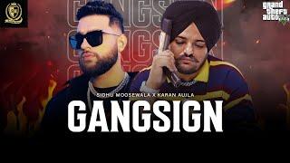 Gang Sign | Sidhu Moose Wala x Karan Aujla | Sandeep Heera | Punjabi GTA Videos 2024