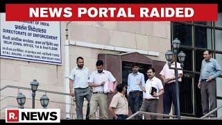 ED Conducts Raid At Office Of Digital News Portal In Delhi Over Alleged Foreign Funding