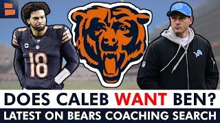 Does Caleb Williams WANT Ben Johnson? LOADED Chicago Bears News + DeMarcus Walker Talks Mike Vrabel