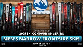 2025 Men's 65 to 75 mm Narrow Frontside Ski Comparison with SkiEssentials.com