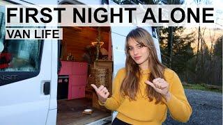 First VAN LIFE night | Moving into a van alone...