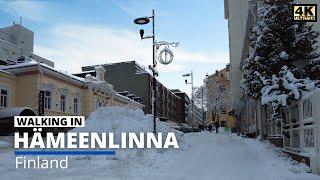 Winter Walk in Hämeenlinna Finland