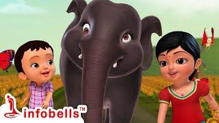 Aane Banthondhanae Haadu | Kannada Rhymes & Baby Songs | Infobells