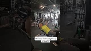 Most gym rats panic when they skip a week... but here's the truth no one tells you  #NoExcuses