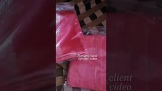 Nomano client opening video  Viscose Georgette #saree