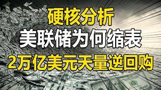 硬核分析美联储为何缩表，2万亿美元天量逆回购又说明什么问题？都是干货