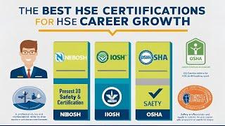 Best HSE Certifications for Career Growth (NEBOSH, IOSH, OSHA) @TheHSECoach