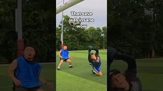 INSANE SAVES WOW #soccer #football #goalkeeper