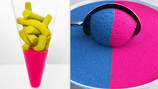 Very Satisfying and Relaxing Compilation 292 Kinetic Sand ASMR