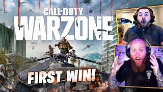 CALL OF DUTY WARZONE (INSANE FIRST WIN) FIRST LOOK W/ COURAGEJD #COD_Partner