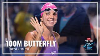 Regan Smith Pulls Out Second Win of the Night in 100M Butterfly | TYR Pro Series Fort Lauderdale