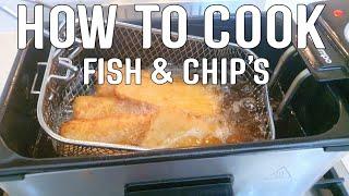 HOW TO COOK FISH & CHIP'S||FROZEN || LYN & STEVE