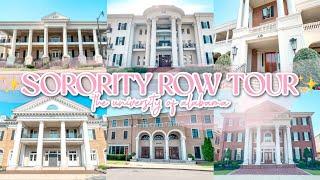 Sorority Row Tour at The University of Alabama! | ALL The Houses on The Row | Lauren Norris