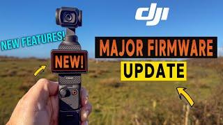 DJI POCKET 3 RIESIGES FIRMWARE-UPDATE! NEUE FUNKTIONEN HINZUFÜGT