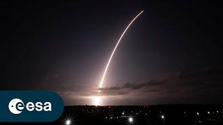 Liftoff of Sentinel-2C on the last Vega rocket